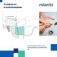Купить Смеситель для умывальника, глянцевый хром, Rora, Milardo, RORSB00M01 (rorsb00m01) по цене 4690 руб., в Санкт-Петебруге в интернет магазине 100-Систем, а также дургие товары MILARDO из раздела Рычажные смесители и Смесители для раковины