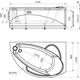 Купить Акриловая ванна Варна 165х105 (правосторонняя), фронтальная панель, каркас (2-78-0-2-1-234) по цене 43286 руб., в Санкт-Петебруге в интернет магазине 100-Систем, а также дургие товары RADOMIR из раздела Акриловые ванны и Ванны
