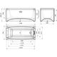 Купить Акриловая ванна Веста 150х70, фронтальная панель, каркас (разборный) (2-78-0-0-1-238р) по цене 33516 руб., в Санкт-Петебруге в интернет магазине 100-Систем, а также дургие товары RADOMIR из раздела Акриловые ванны и Ванны