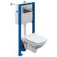Купить Комплект CARINA XL CO DPL EO slim инсталляция VECTOR кнопка CORNER пластик хром глянцевый (64441) по цене 25490 руб., в Санкт-Петебруге в интернет магазине 100-Систем, а также дургие товары CERSANIT из раздела Готовые решения и Инсталляции