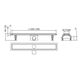 Купить Душевой лоток RGW Shower Drain SDR-01-Q 21210180-02 с решеткой под плитку (21210180-02) по цене 9326.59 руб., в Санкт-Петебруге в интернет магазине 100-Систем, а также дургие товары RGW из раздела Лотки и Душевые лотки и душевые трапы