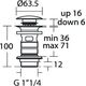 Купить Нажимной донный клапан для раковины Ideal Standard E1482XG (e1482xg) по цене 13006.94 руб., в Санкт-Петебруге в интернет магазине 100-Систем, а также дургие товары IDEAL STANDARD из раздела Выпуски, донные клапаны и Сифоны