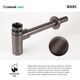 Купить Бутылочный сифон для умывальника, графит, Optima Home, IDDIS, OPTGM00i84 (optgm00i84) по цене 6790 руб., в Санкт-Петебруге в интернет магазине 100-Систем, а также дургие товары IDDIS из раздела Сифон и Сифоны для раковин