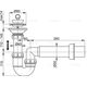 Купить Сифон для кухонной мойки Alcadrain A464-DN50 Белый (a464-dn50) по цене 1100 руб., в Санкт-Петебруге в интернет магазине 100-Систем, а также дургие товары AlcaPlast из раздела Сифоны для моек и Сифоны