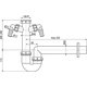 Купить Сифон для кухонной мойки Alcadrain A82-DN40 Белый (a82-dn40) по цене 704.3 руб., в Санкт-Петебруге в интернет магазине 100-Систем, а также дургие товары AlcaPlast из раздела Сифоны для моек и Сифоны
