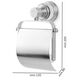 Купить Держатель туалетной бумаги с крышкой AURA Chrome (10241-cr) по цене 20254 руб., в Санкт-Петебруге в интернет магазине 100-Систем, а также дургие товары BOHEME из раздела Держатели туалетной бумаги и Держатели туалетной бумаги и освежителей воздуха