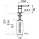 Купить Дозатор для моющего средства OM-04-GB латунь/графит (4995052) по цене 9088 руб., в Санкт-Петебруге в интернет магазине 100-Систем, а также дургие товары Omoikiri из раздела Дозаторы жидкого мыла и Мыльницы и дозаторы жидкого мыла