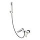 Купить Смеситель для ванны с душем Qubic Brushed Nickel (473-nb) по цене 36683 руб., в Санкт-Петебруге в интернет магазине 100-Систем, а также дургие товары BOHEME из раздела Смесители с коротким изливом и Смесители для ванны и душа