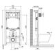 Купить Комплект 2 в 1 Система инсталляции для унитазов BelBagno BB002-80 с кнопкой смыва BB005-PR-CHROME (bb002-80/bb005-pr-chrome) по цене 23200 руб., в Санкт-Петебруге в интернет магазине 100-Систем, а также дургие товары BelBagno из раздела Инсталляции для унитазов и Инсталляции
