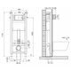 Купить Инсталляция BelBagno EXPERT 40 для подвесного унитаза, 1130х400х150 мм, со смывным бачком скрытого монтажа, фронтальное управление, крепление к стене в комплекте (bb004-40 expert) по цене 18400 руб., в Санкт-Петебруге в интернет магазине 100-Систем, а также дургие товары BelBagno из раздела Инсталляции для унитазов и Инсталляции