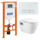 Купить Комплект Унитаз подвесной BelBagno LOTO с сиденьем дюропласт soft close BB070CHR/SC Система инсталляции для унитазов BelBagno BB002-80 Клавиша смыва GENOVA BB018-GV-BIANCO (bb070chr/sc/bb002-80/bb018-gv-bianco) по цене 33830 руб., в Санкт-Петебруге в интернет магазине 100-Систем, а также дургие товары BelBagno из раздела Готовые решения и Инсталляции