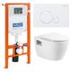 Купить Комплект Унитаз подвесной BelBagno LOTO с сиденьем дюропласт soft close BB070CHR/SC Система инсталляции для унитазов BelBagno BB002-80 Клавиша смыва SFERA BB014-SR-BIANCO (bb070chr/sc/bb002-80/bb014-sr-bianco) по цене 32560 руб., в Санкт-Петебруге в интернет магазине 100-Систем, а также дургие товары BelBagno из раздела Готовые решения и Инсталляции