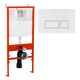 Купить Комплект 2 в 1 Система инсталляции для унитазов BelBagno BB026 с кнопкой смыва BB042BL (bb026/bb042bl) по цене 18490 руб., в Санкт-Петебруге в интернет магазине 100-Систем, а также дургие товары BelBagno из раздела Инсталляции для унитазов и Инсталляции