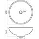 Купить Раковина для ванной Hitomi-BL Marble Natceramic/BL Marble (4972077) по цене 139688 руб., в Санкт-Петебруге в интернет магазине 100-Систем, а также дургие товары Omoikiri из раздела Накладные раковины и Раковины и пьедесталы