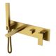 Купить Смеситель для ванны встроенный Qubic Bronze (474-2-br) по цене 39896 руб., в Санкт-Петебруге в интернет магазине 100-Систем, а также дургие товары BOHEME из раздела Встраиваемые настенные смесители для ванны и душа и Смесители для ванны и душа