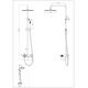 Купить Стойка для душа STICK CHROME TOUCH CHROME (128-crcr.2) по цене 50536 руб., в Санкт-Петебруге в интернет магазине 100-Систем, а также дургие товары BOHEME из раздела Душевые стойки и Душевые стойки, системы, панели, гарнитуры