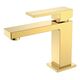 Купить Cмеситель для умывальника Qubic Shinny Gold (471-g) по цене 18646 руб., в Санкт-Петебруге в интернет магазине 100-Систем, а также дургие товары BOHEME из раздела Рычажные смесители и Смесители для раковины
