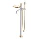 Купить Смеситель напольный STICK WHITE TOUCH GOLD (129-wg.2) по цене 65542 руб., в Санкт-Петебруге в интернет магазине 100-Систем, а также дургие товары BOHEME из раздела Напольные смесители для ванны, раковины и Смесители для ванны и душа