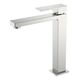 Купить Смеситель для умывальника высокий Qubic Brushed Nickel (472-nb) по цене 26789 руб., в Санкт-Петебруге в интернет магазине 100-Систем, а также дургие товары BOHEME из раздела Рычажные смесители и Смесители для раковины