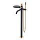 Купить Смеситель напольный STICK BLACK TOUCH GOLD (129-bg.2) по цене 65539 руб., в Санкт-Петебруге в интернет магазине 100-Систем, а также дургие товары BOHEME из раздела Напольные смесители для ванны, раковины и Смесители для ванны и душа
