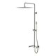 Купить Стойка для душа Qubic Brushed Nickel (478-nb) по цене 59293 руб., в Санкт-Петебруге в интернет магазине 100-Систем, а также дургие товары BOHEME из раздела Душевые стойки и Душевые стойки, системы, панели, гарнитуры
