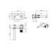 Купить Смеситель STICK из стены CHROME TOUCH CHROME (125-crcr.2) по цене 22267 руб., в Санкт-Петебруге в интернет магазине 100-Систем, а также дургие товары BOHEME из раздела Встраиваемые настенные смесители для раковины и Смесители для раковины