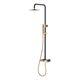 Купить Стойка для душа STICK BLACK TOUCH GOLD (128-bg.2) по цене 54578 руб., в Санкт-Петебруге в интернет магазине 100-Систем, а также дургие товары BOHEME из раздела Душевые стойки и Душевые стойки, системы, панели, гарнитуры