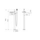 Купить Смеситель напольный STICK BLACK TOUCH CHROME (129-bcr.2) по цене 64328 руб., в Санкт-Петебруге в интернет магазине 100-Систем, а также дургие товары BOHEME из раздела Напольные смесители для ванны, раковины и Смесители для ванны и душа