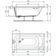 Купить Прямоугольная ванна 140х70 см Ideal Standard SIMPLICITY W004101 (w004101) по цене 29688.69 руб., в Санкт-Петебруге в интернет магазине 100-Систем, а также дургие товары IDEAL STANDARD из раздела Акриловые ванны и Ванны