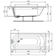 Купить Прямоугольная ванна 150х70 см Ideal Standard SIMPLICITY W004201 (w004201) по цене 31665.4 руб., в Санкт-Петебруге в интернет магазине 100-Систем, а также дургие товары IDEAL STANDARD из раздела Акриловые ванны и Ванны