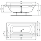 Купить Прямоугольная ванна 180х80 см Ideal Standard SIMPLICITY W004601 (w004601) по цене 40273.67 руб., в Санкт-Петебруге в интернет магазине 100-Систем, а также дургие товары IDEAL STANDARD из раздела Акриловые ванны и Ванны