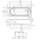 Купить W94A-170-070W-A1 X-Joy Ванна акриловая 170х70 (w94a-170-070w-a1) по цене 20990 руб., в Санкт-Петебруге в интернет магазине 100-Систем, а также дургие товары AM.PM из раздела Акриловые ванны и Ванны