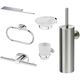 Купить AK74D0606W Sense L набор аксессуаров для зоны красоты и туалета (ak74d0606w) по цене 25190 руб., в Санкт-Петебруге в интернет магазине 100-Систем, а также дургие товары AM.PM из раздела Комбинированные стойки держатели и Аксессуары для ванной комнаты