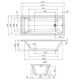 Купить W93A-170-075W-R Gem  каркас для ванны 170х75 см (w93a-170-075w-r) по цене 7190 руб., в Санкт-Петебруге в интернет магазине 100-Систем, а также дургие товары AM.PM из раздела Каркасы и Комплектующие для ванн