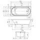 Купить W94A-150-070W-A X-Joy Ванна акриловая 150х70 (w94a-150-070w-a) по цене 21690 руб., в Санкт-Петебруге в интернет магазине 100-Систем, а также дургие товары AM.PM из раздела Акриловые ванны и Ванны