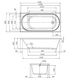 Купить W94A-150-070W-A1 X-Joy Ванна акриловая 150х70 (w94a-150-070w-a1) по цене 21690 руб., в Санкт-Петебруге в интернет магазине 100-Систем, а также дургие товары AM.PM из раздела Акриловые ванны и Ванны