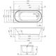 Купить W94A-160-070W-A1 X-Joy Ванна акриловая 160х70 (w94a-160-070w-a1) по цене 22990 руб., в Санкт-Петебруге в интернет магазине 100-Систем, а также дургие товары AM.PM из раздела Акриловые ванны и Ванны