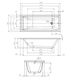 Купить W93A-170-070W-A Gem Ванна акриловая 170x70 см (w93a-170-070w-a) по цене 25590 руб., в Санкт-Петебруге в интернет магазине 100-Систем, а также дургие товары AM.PM из раздела Акриловые ванны и Ванны