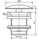 Купить Специальный донный клапан 1 1/4" для раковины и чаш Ideal Standard J3291XG (j3291xg) по цене 16606.8 руб., в Санкт-Петебруге в интернет магазине 100-Систем, а также дургие товары IDEAL STANDARD из раздела Выпуски, донные клапаны и Сифоны
