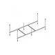 Купить W52A-170-075W-R Inspire V2.0 каркас для ванны, 170х75 , комплект (w52a-170-075w-r) по цене 7190 руб., в Санкт-Петебруге в интернет магазине 100-Систем, а также дургие товары AM.PM из раздела Каркасы и Комплектующие для ванн