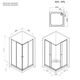 Купить W87G-403-100100-BT Sunny душ огражд квадратн, раздвижн двери 100x100 черный,стекло прозрачн (w87g-403-100100-bt) по цене 30890 руб., в Санкт-Петебруге в интернет магазине 100-Систем, а также дургие товары AM.PM из раздела Душевые ограждения и Душевые кабины и ограждения