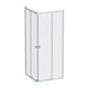 Купить W87G-403-8080-MT Sunny душ огражд квадратн, раздвижн двери 80x80 серебро,стекло прозрачн (w87g-403-8080-mt) по цене 25890 руб., в Санкт-Петебруге в интернет магазине 100-Систем, а также дургие товары AM.PM из раздела Душевые ограждения и Душевые кабины и ограждения
