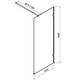 Купить W94UWI-100-F1-MTE X-Joy Душевая перегородка 100x195, стекло прозр. 8 мм + покрытие, фурнитура мат хр (w94uwi-100-f1-mte) по цене 18490 руб., в Санкт-Петебруге в интернет магазине 100-Систем, а также дургие товары AM.PM из раздела Душевые перегородки и Душевые двери, перегородки