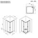 Купить W94G-403-9090-МТ1К X-joy душевое огражд квадратн.,раздвиж.двери 90x90 хром мат.,стекло прозрачн (w94g-403-9090-мт1к) по цене 28890 руб., в Санкт-Петебруге в интернет магазине 100-Систем, а также дургие товары AM.PM из раздела Душевые ограждения и Душевые кабины и ограждения
