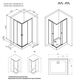 Купить W94G-403-100280-BТ1К X-joy душевое огражд прямоугольн.,раздвиж.двери 100x80 черный мат.,стекло прозр (w94g-403-100280-bт1к) по цене 29390 руб., в Санкт-Петебруге в интернет магазине 100-Систем, а также дургие товары AM.PM из раздела Душевые ограждения и Душевые кабины и ограждения