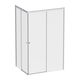 Купить W94G-403-120290-MТ1К X-joy душевое огражд прямоугольн.,раздвиж.двери 120x90 хром мат.,стекло прозр (w94g-403-120290-mт1к) по цене 41790 руб., в Санкт-Петебруге в интернет магазине 100-Систем, а также дургие товары AM.PM из раздела Душевые ограждения и Душевые кабины и ограждения
