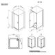 Купить W90G-404-9090-BT Gem Душевое ограждение  Square Pivot 90x90 стекло прозрачное, профиль матовый черный (w90g-404-9090-bt) по цене 39490 руб., в Санкт-Петебруге в интернет магазине 100-Систем, а также дургие товары AM.PM из раздела Душевые ограждения и Душевые кабины и ограждения