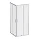 Купить W90G-403-100100-MT Gem душевое огражд квадратн.,раздвиж.двери 100x100 хром мат.,стекло прозрачн (w90g-403-100100-mt) по цене 36690 руб., в Санкт-Петебруге в интернет магазине 100-Систем, а также дургие товары AM.PM из раздела Душевые ограждения и Душевые кабины и ограждения