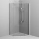 Купить W87G-405-9090-MT Sunny душ огражд 5-угольн, распашн дверь 90x90 серебро,стекло прозрачн (w87g-405-9090-mt) по цене 25890 руб., в Санкт-Петебруге в интернет магазине 100-Систем, а также дургие товары AM.PM из раздела Душевые ограждения и Душевые кабины и ограждения
