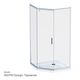 Купить W90G-405-090MT Душевое ограждение Gem 5-corner Pivot 90x90 стекло прозрачное, профиль матовый хром,  (w90g-405-090mt) по цене 60690 руб., в Санкт-Петебруге в интернет магазине 100-Систем, а также дургие товары AM.PM из раздела Душевые ограждения и Душевые кабины и ограждения